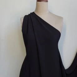 Morrocain Black Crepe -Silk Haven Shop IMG 9116