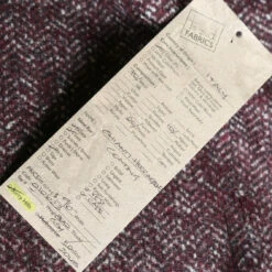 Chianti Herringbone Coating -Silk Haven Shop IMG 9257