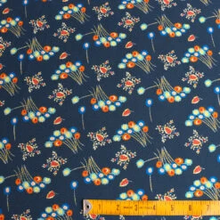 Zaza Navy Jacquard Spot Viscose -Silk Haven Shop IMG 9344 79ef8bb6 8bd1 4d45 8f6c c18efc1164d5