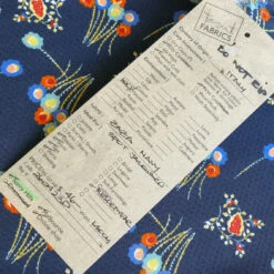 Zaza Navy Jacquard Spot Viscose -Silk Haven Shop IMG 9346 86332437 b02e 4192 9ae6 4449639b5969