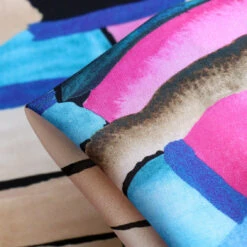 Brushstrokes Multi Viscose