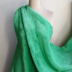 Minty To Me Faux Fur -Silk Haven Shop IMG 9445