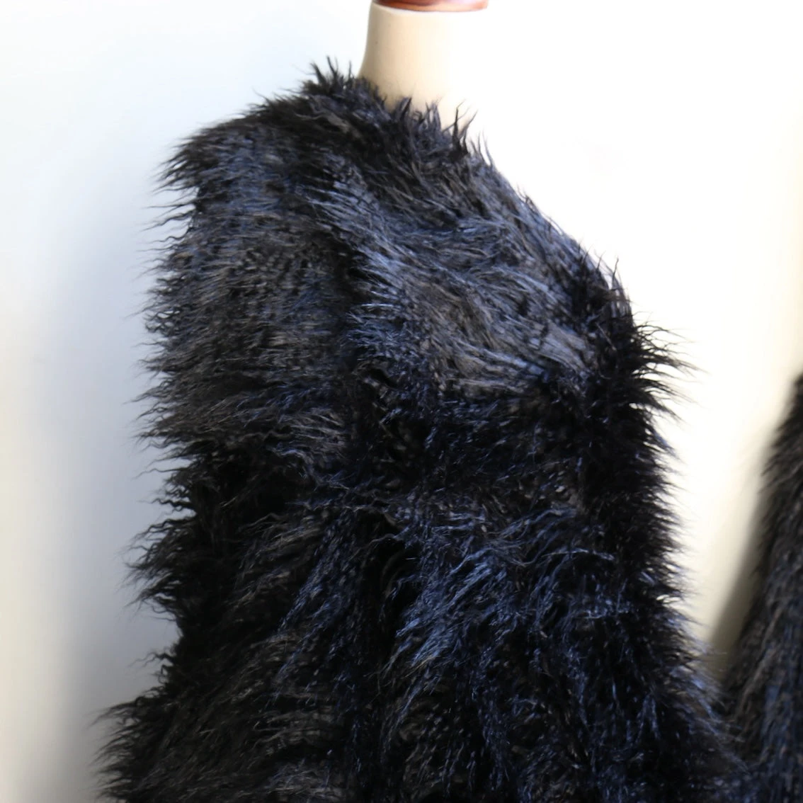 Stila Nero Long Pile Faux Fur 5 Stila Nero Long Pile Faux Fur - Image 3