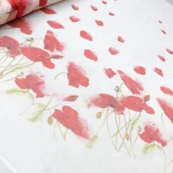 Tuscan Poppies Silk Organza -Silk Haven Shop IMG 9491
