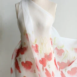 Tuscan Poppies Silk Organza -Silk Haven Shop IMG 9492 efcfc22e 3e34 4a73 8881 7f743f610ca9