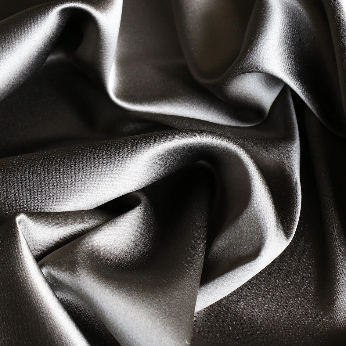 Metallo Scuro Stretch Silk Satin 4 Metallo Scuro Stretch Silk Satin - Image 2