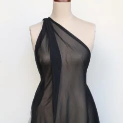 Black Silk Georgette -Silk Haven Shop IMG 9592 d837fc21 0657 463d bb31 de308753053b