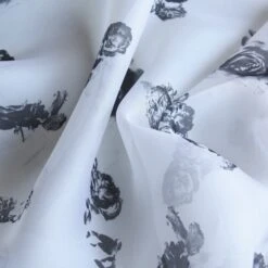 Roses Are Black - Silk Organza -Silk Haven Shop IMG 9924