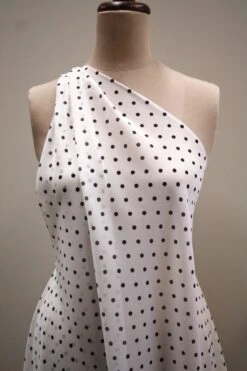 Nero On Neve Silk Georgette -Silk Haven Shop MG 0301 d8edb144 61ff 4878 9ce3 747b1d765c1f