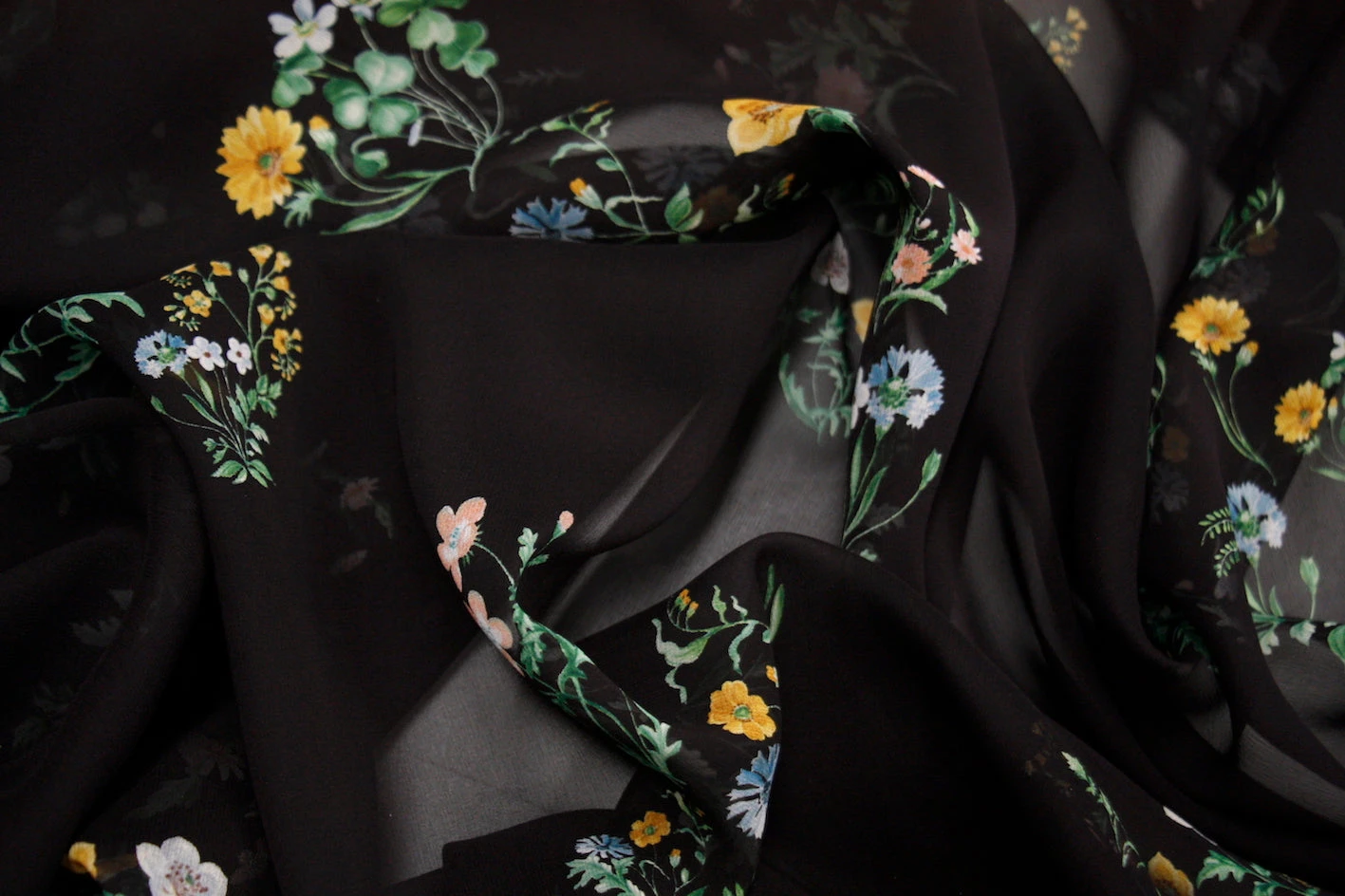 Midnight Delivery Silk Georgette 4 Midnight Delivery Silk Georgette - Image 2