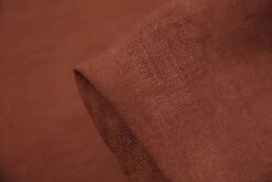 Rust Ring Around Jacquard Linen