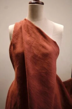 Rust Ring Around Jacquard Linen -Silk Haven Shop MG 1256 fe8e4702 2e06 47b1 ba4a fbc3f1657e70