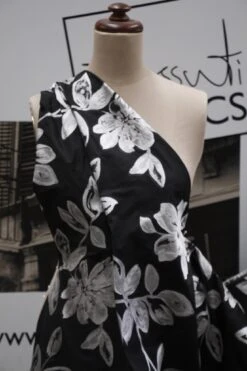 Silver Dior Brocade 11 Silver Dior Brocade -Silk Haven Shop MG 1287