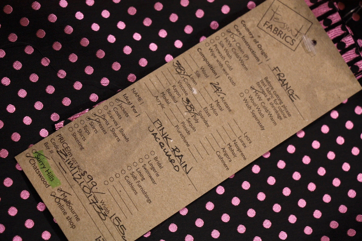 Pink Rain Jacquard 5 Pink Rain Jacquard - Image 3