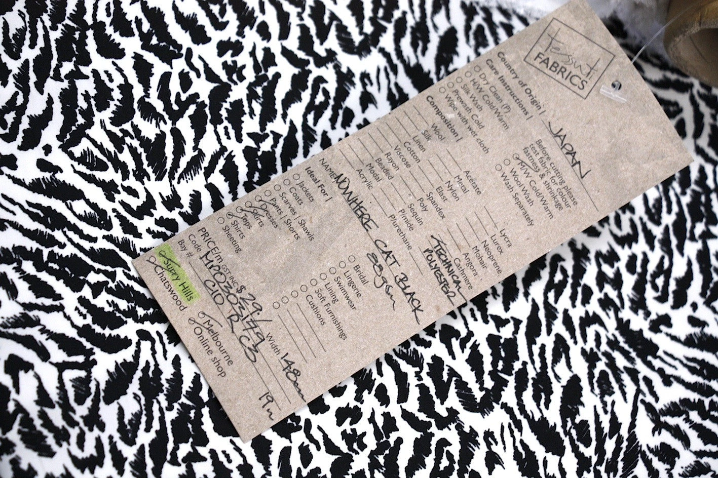 Nowhere Cat Black Technical Polyester 5 Nowhere Cat Black Technical Polyester - Image 3